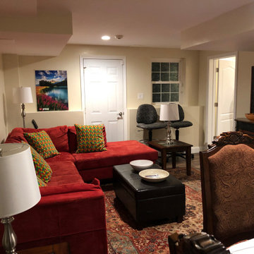 CLASIC AND WELCOMING FINISHED BASEMENT, NORTH ATTLEBORO, MA