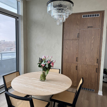 Sage Limewash Elegance in a Downtown Toronto Condo