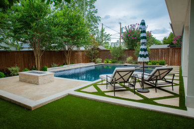 Pool - modern pool idea in Dallas