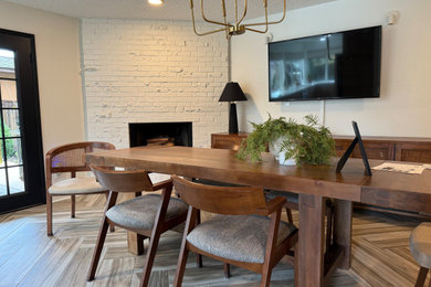 Example of a dining room design in Other