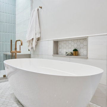 Natural Stone Bathroom Remodeling In Ravenswood (Chicago, IL)