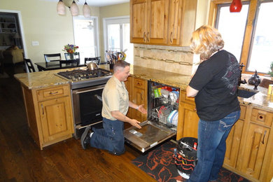 Inspiration for a timeless home design remodel in Kansas City