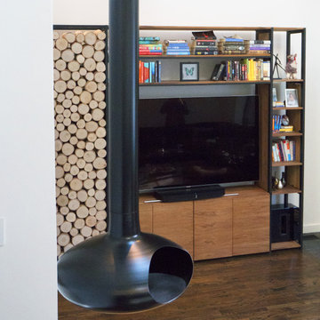 Multi Tiered Entertainment Center