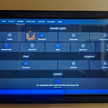 Custom security system and home automation