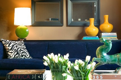Inspiration for a transitional living room remodel in New Orleans
