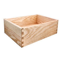 Red Oak Drawer Box from CabinetNow.com - Kitchen Cabinetry
