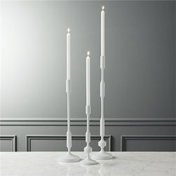 wadsworth taper candle holders set of 3 | CB2 - Baby And Kids