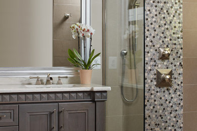 Inspiration for a transitional bathroom remodel in Baltimore