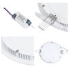 10Pcs 15W 7" LED Recessed Panel Ceiling Down Light Ultra-thin 1000LM Warm White