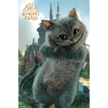 Alice Through The Looking Glass Chessur Poster, Premium Unframed