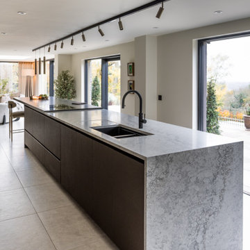 Metallic high end kitchen