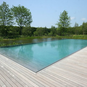 Infinity Edge, Negative Edge, Vanishing Edge and Rimless Pools