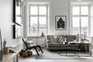 Photo of a contemporary living room in Stockholm.