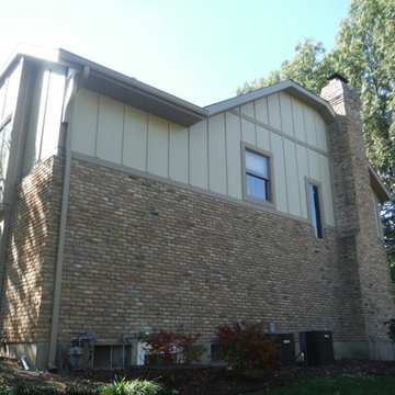 JH Stucco Panels | Sandstone Beige – Cedarmill | Chesterfield, MO. (63005)