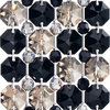Refrax 1-Light 5"W Pendant, Jaguar Crystals Swarovski