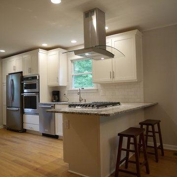 Contemporary Kitchen and Bathroom Remodel