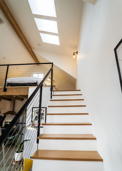Farmhouse Staircase by Shelter Solutions LLC - ADU Specialist