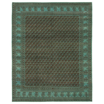 Rug N Carpet - Handmade Oriental 7' 10" x 9' 10" One-of-a-Kind Oushak Area Rug