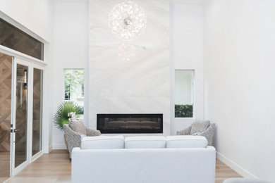 Living room photo in Miami