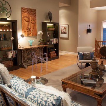 Elegant & Art-Filled Living Room