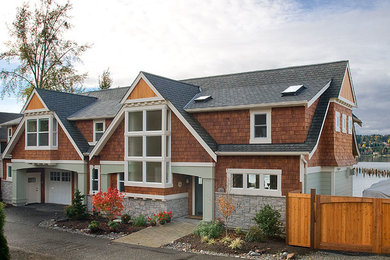 Inspiration for a timeless entryway remodel in Seattle