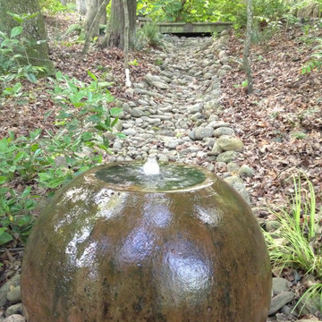 Polished Rock Bubbler Fountain