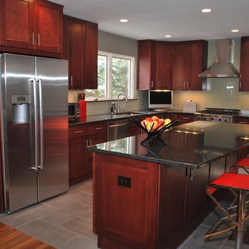 North Caldwell New Jersey Shaker Style Kitchen