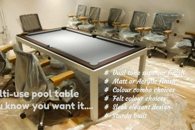 Multi Use Pool Tables- combo with Dining Tables and TT Tables