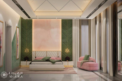 Example of a bedroom design in Other