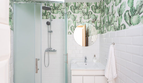 Los papeles pintados para el baño más bonitos de Houzz España