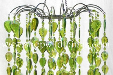 Chandelier "Fountain" Lime Green