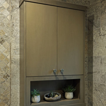 Flat panel wall cabinet