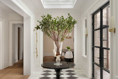 Inspiration for a transitional home design remodel in Atlanta