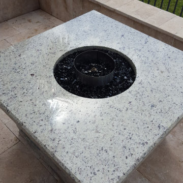 Parkland Simple To Use Square Outdoor Fire Tables