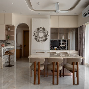 Dining, Crockery, Mandir & Kitchen