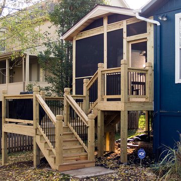 Pressure treated deck in Kansas City