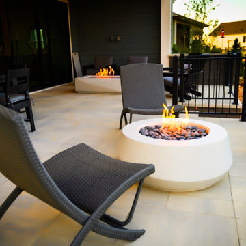 Multiple Fire Feature Installation