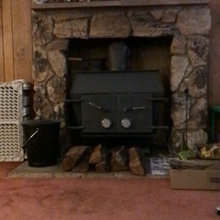 wood burning stove