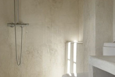 Mediterranean bathroom in Gold Coast - Tweed.
