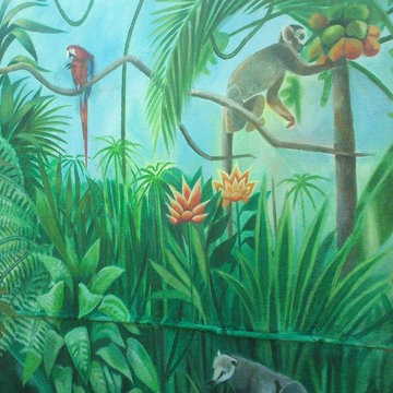 trompe l'oeil/fresque murale