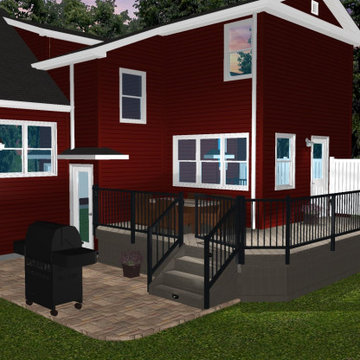 Halifax low maintenance TimberTech Terrain composite decking