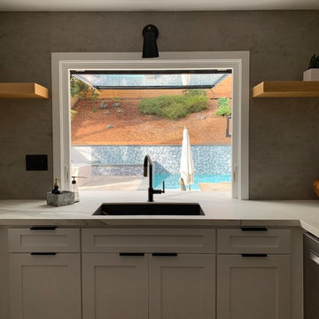 3 SIDED KITCHEN SERVERY PASS THRU
