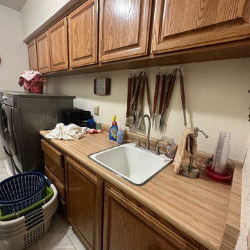Danville Flooring, Fireplace and Laundry Room