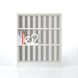PANYL Pewter Thin Stripes for IKEA BILLY - Home Decor