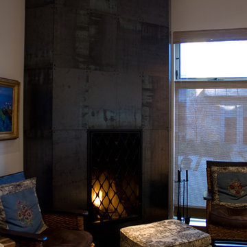 Steel Fireplace