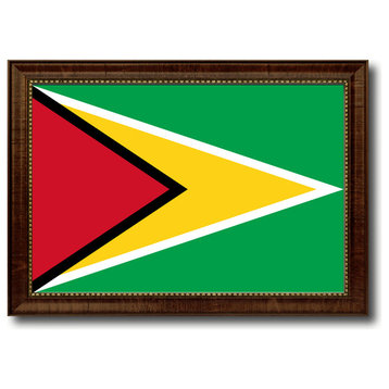 Guyana Country Flag Canvas Print, 15"x21"