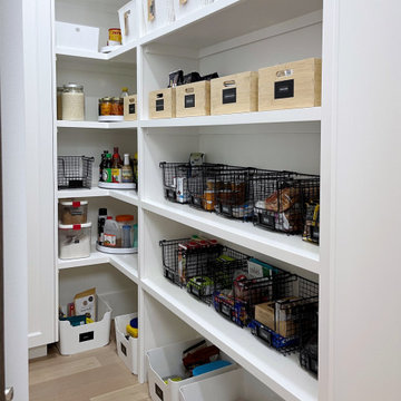 After: Unpacked and Perfectly Organized Pantry