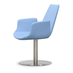 Eiffel Round Swivel Armchair by sohoConcept - Dining Chairs