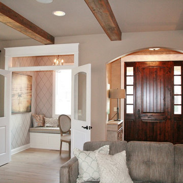 French Country Custom Front Door, Peoria Heights, Illinois