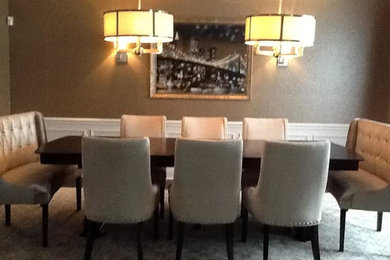 Inspiration for a 1960s dining room remodel in Cincinnati